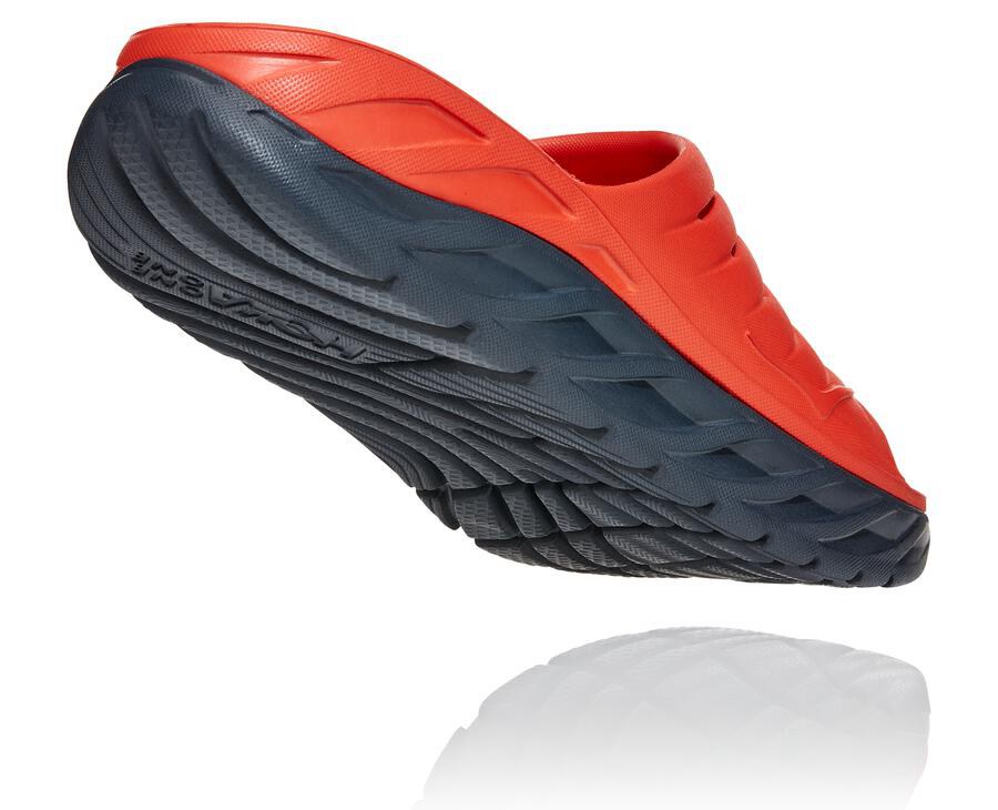 Hoka One One Ora Recovery Tofflor Herr - Röda - AWELR-1563